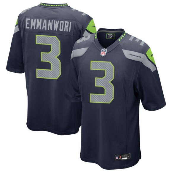 Mens Youths Kids Womens Nick Emmanwori Navy Stitched Jersey